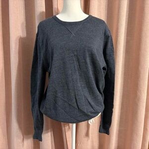J. Crew oversized crewneck pullover sweatshirt 100% Cotton Large